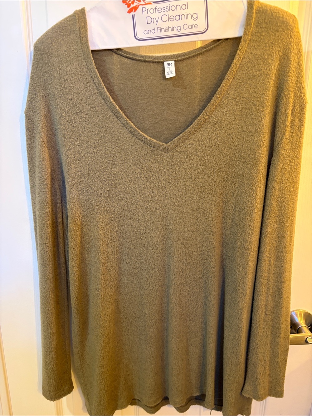 BP Nordstrom Olive Green Super Soft Cozy Sweater RUNS MED/LRG